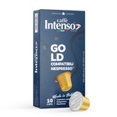 200 Capsule Caffè Intenso Gold – Capsule Compatibili Nespresso® | Gusto Ricco e Raffinato(NEW)